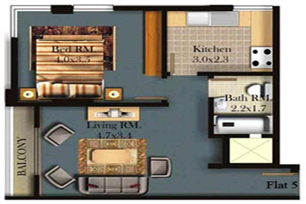 1 Bedroom Flat